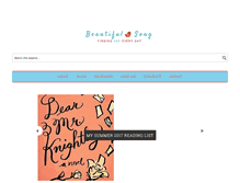 Tablet Screenshot of beautifulsong.com